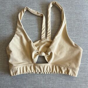 Skatie yellow sports bra
